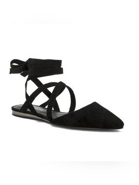 BCBGeneration Noel Strappy FLATS in black size 11